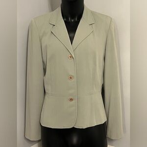 Rafaella Blazer - Lined - Size 16 - Celery